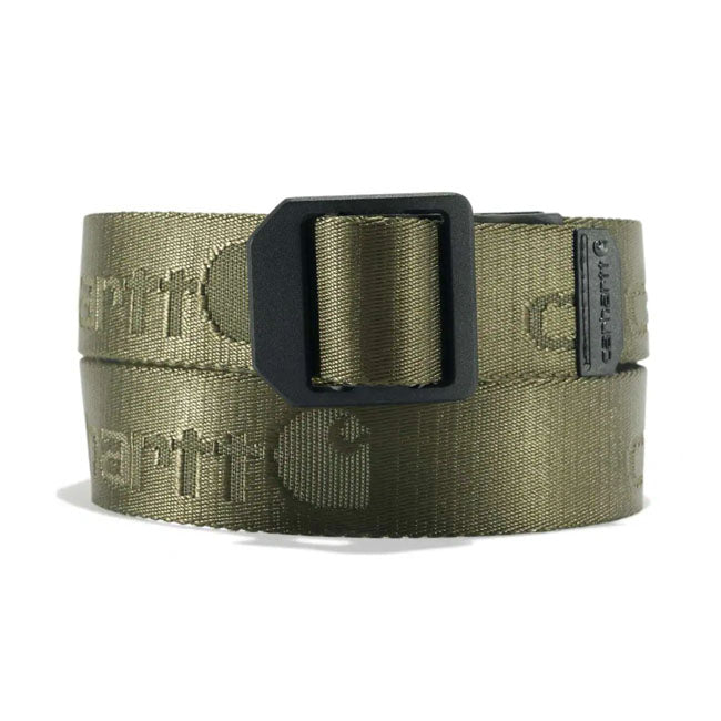 CARHARTT OG NYLON WEBBING LADDER LOCK BELT 96467ARMY GREEN