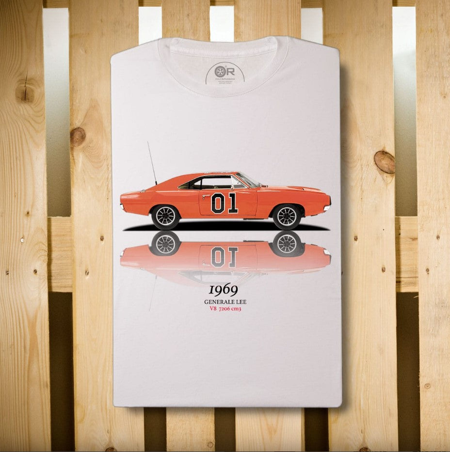 t-shirt bianca da uomo con stampa digitale