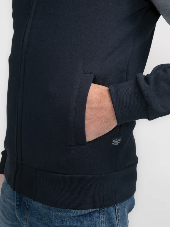 Petrol SWEAT COLLAR ZIP SWC376SKY CAPTAIN 5120