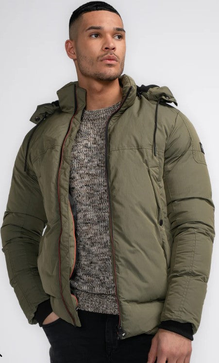 Petrol GIACCA IMBOTTITA JAC124SALVIA 6088 ARMY GREEN