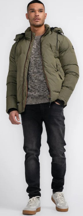 Petrol GIACCA IMBOTTITA JAC124SALVIA 6088 ARMY GREEN