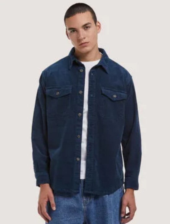 WXXXROSE ARCHIVES SELECTION CORDUROY SHIRTOIL BLU