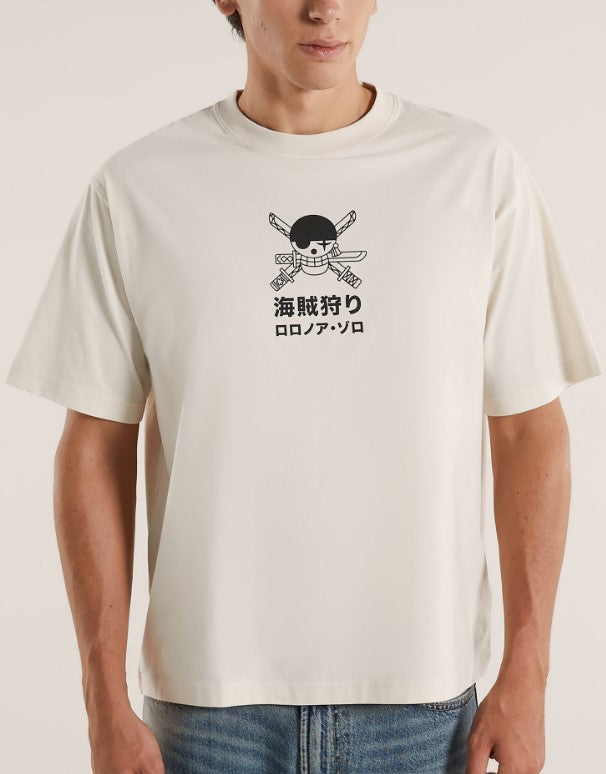 WXXXROSE ARCHIVES SELECTION ONE PIECE ZORO TEEBIANCO