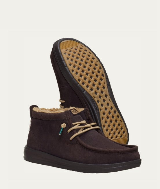 HEY DUDE WALLY MID GRIP 42052MOLE BROWN