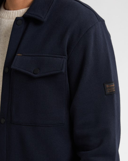 Petrol CAMICIA FELPAROYAL NAVY 5092