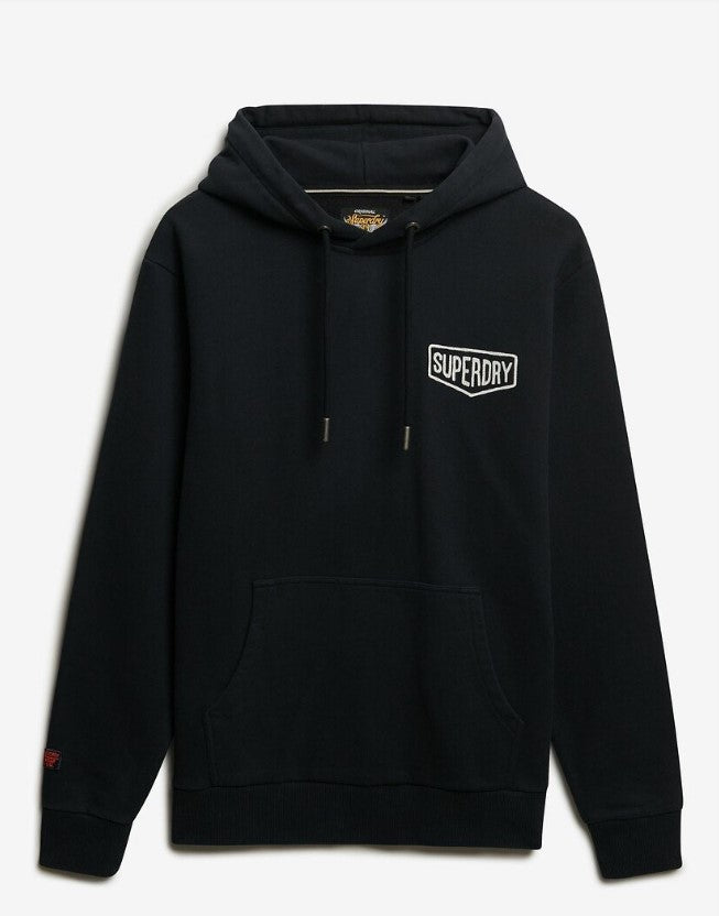 SUPERDRY WORK TAB LOOSE HOOD SDM2014295ABLACK