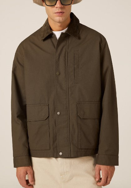 WXXXROSE ARCHIVES SELECTION CANVAS JACKET COLLO VELLUTOBROWN