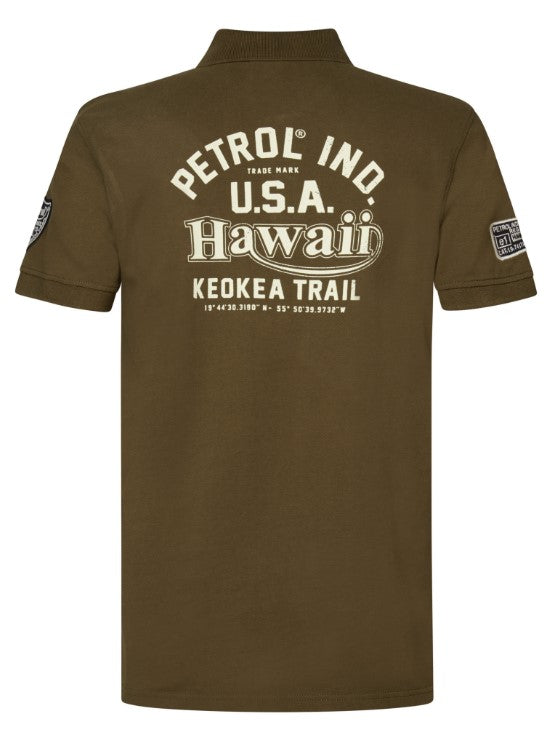 Petrol POLO SHORT SLEEVEDARK MOSS 946