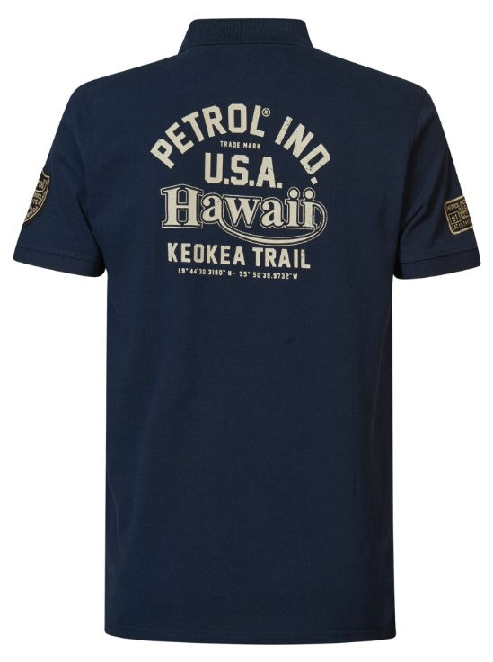 Petrol POLO SHORT SLEEVENAVY