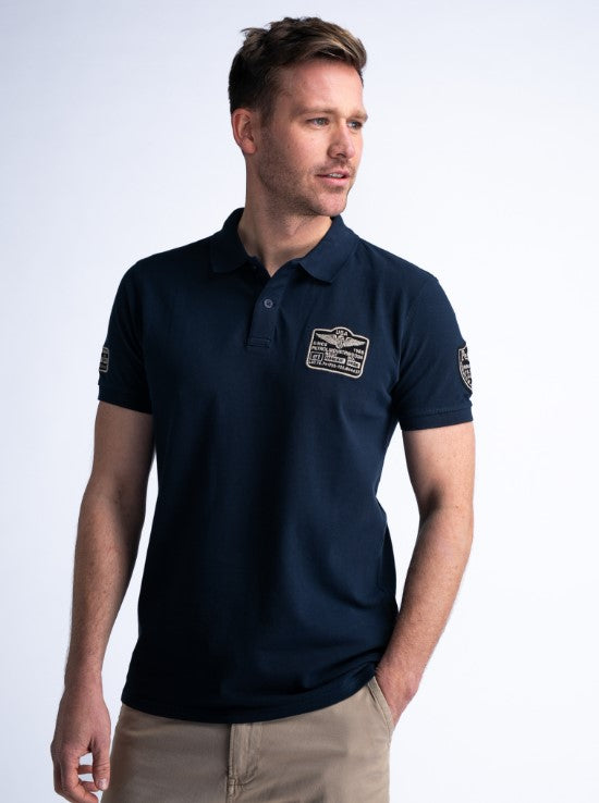 Petrol POLO SHORT SLEEVENAVY