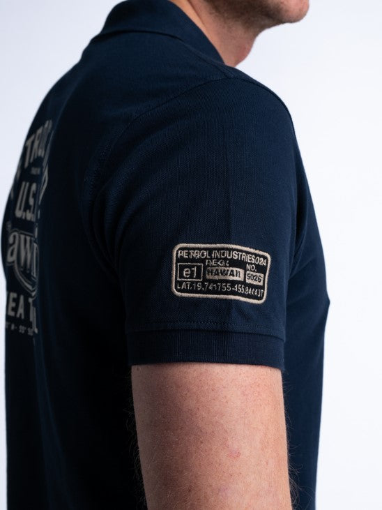 Petrol POLO SHORT SLEEVENAVY