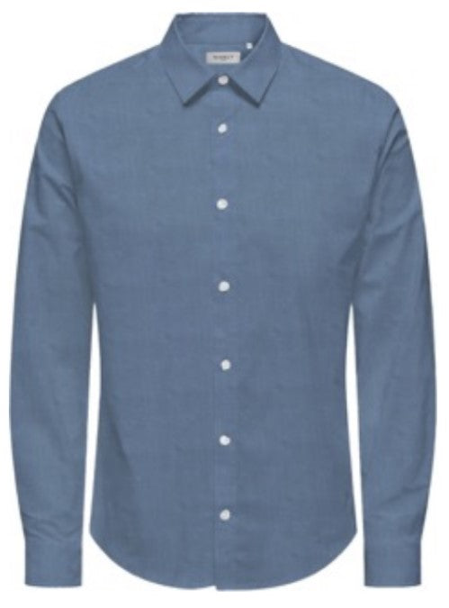 MARKUP CAMICIA DENIM COLLO FRANCESE 893056JEANS LIGHT