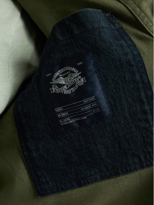 Petrol GIACCA CAMICIA WORK VINTAGE 1050JAC003DUSTY ARMY 6134