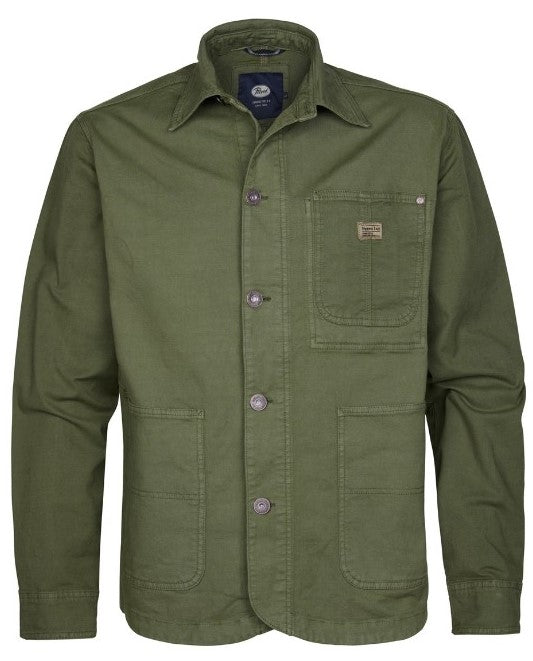Petrol GIACCA CAMICIA WORK VINTAGE 1050JAC003DUSTY ARMY 6134