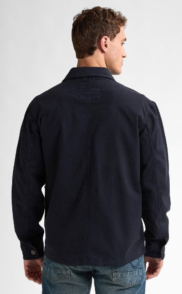 Petrol GIACCA CAMICIA WORK VINTAGE 1050JAC003NAVY BLUE 5178
