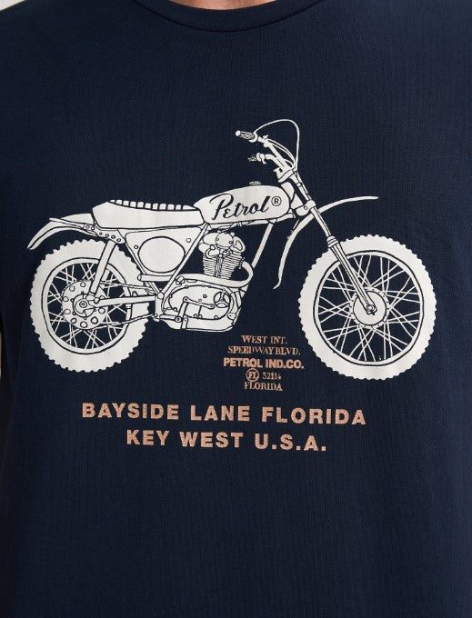 Petrol MOTO ENDURO TSR707BLU NAVY 5178