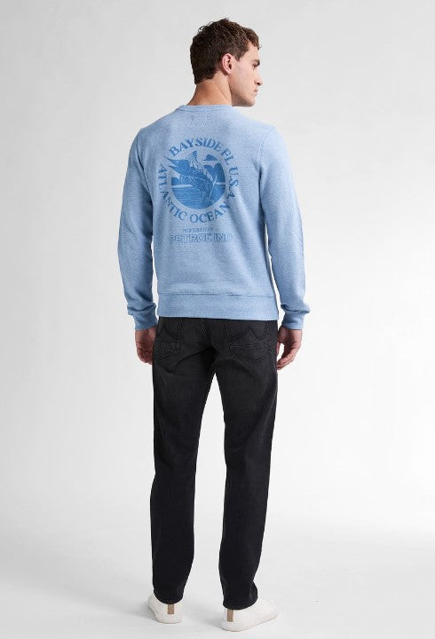 Petrol SWR315 SWEATER ROUND NECKPALE BLUE 5187