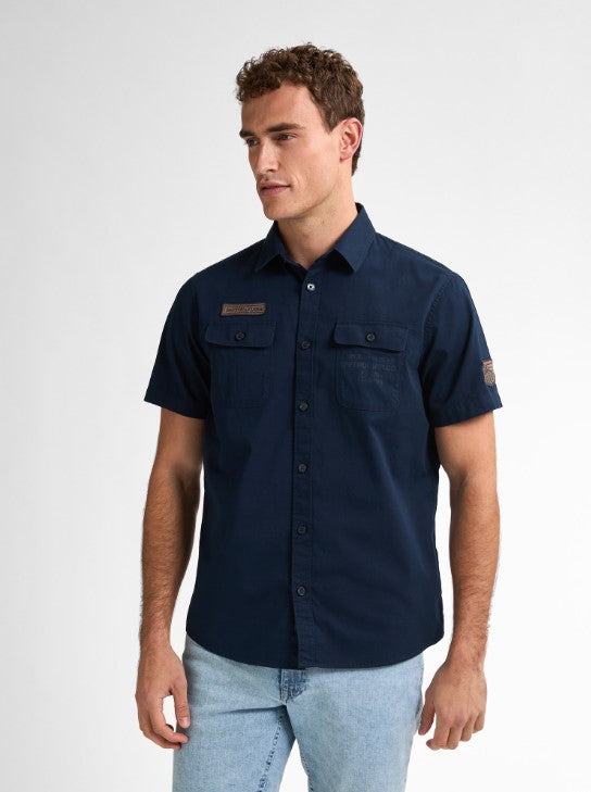 Petrol WORK SHORT SLEEVE SIS411BLU NAVY 5178