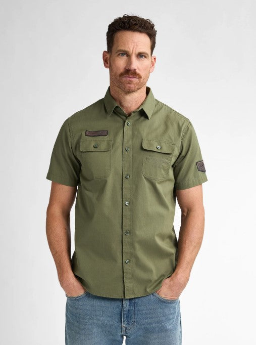 Petrol WORK SHORT SLEEVE SIS411DUSTY ARMY 6134