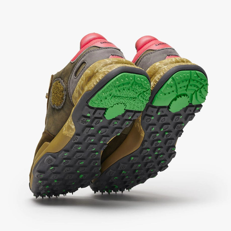 green everyday sneakers in soft, comfortable and resistant leather