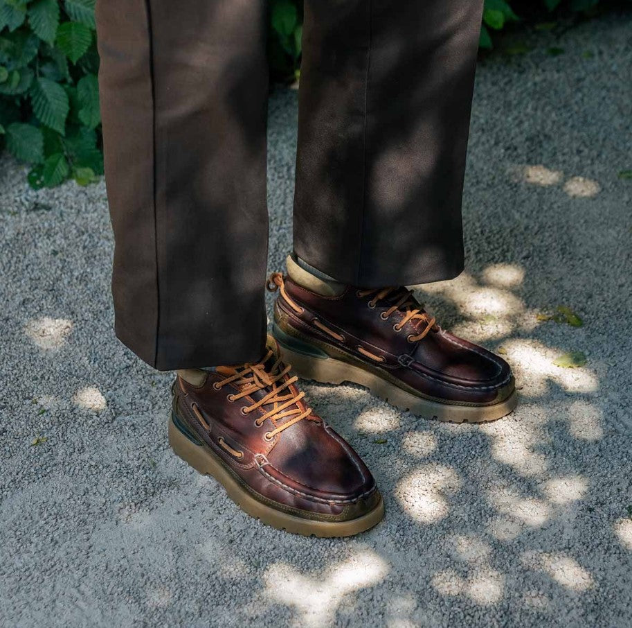 SATORISAN EARTH BOOTPOLO BROWN 072