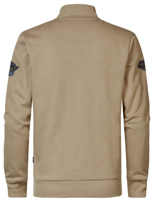 Petrol SWEAT COLLAR ZIP SWC376OAK 7140