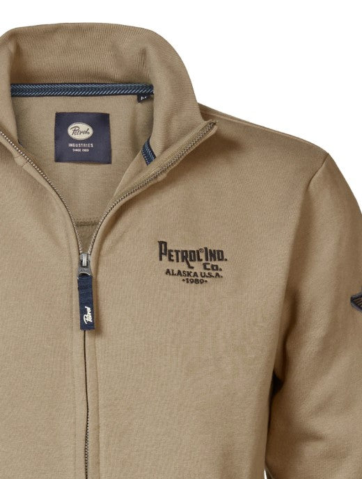 Petrol SWEAT COLLAR ZIP SWC376OAK 7140