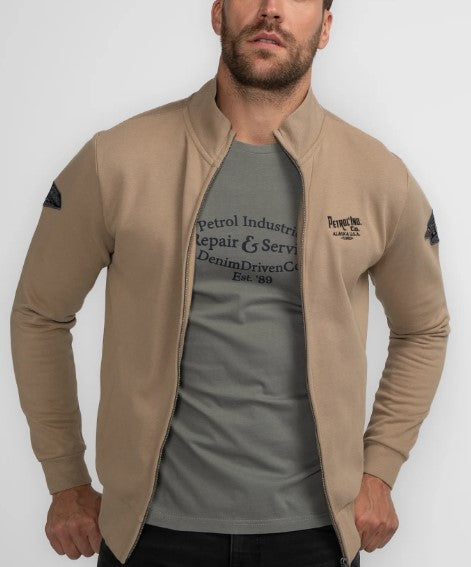 Petrol SWEAT COLLAR ZIP SWC376OAK 7140