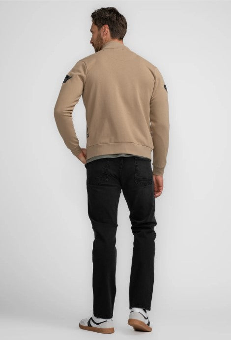 Petrol SWEAT COLLAR ZIP SWC376OAK 7140