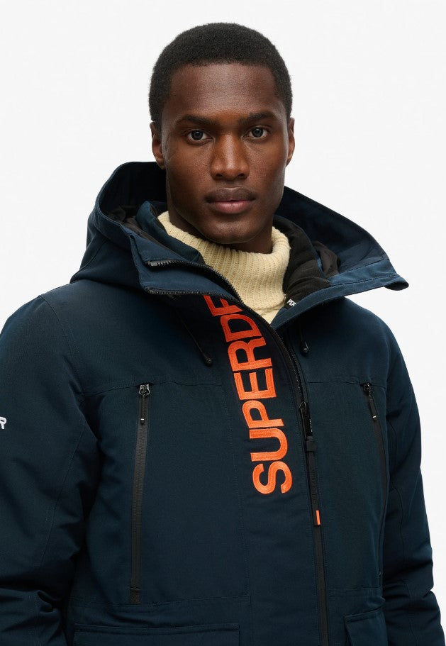 SUPERDRY GIACCA HOOD ULTIMATE EMB WINDBREAKERECLIPSE NAVY