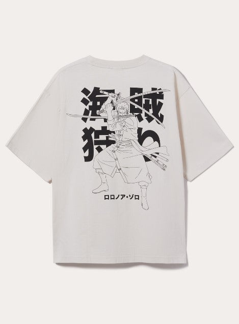WXXXROSE ARCHIVES SELECTION ONE PIECE ZORO TEEBIANCO