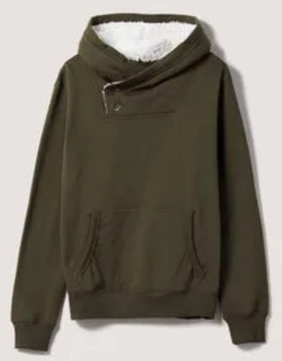 WXXXROSE ARCHIVES SELECTION PELO TOPPE BOTTONI CAPPUCCIO FELPA 10654ARMY