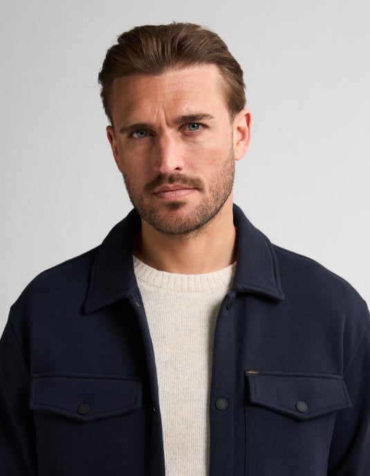 Petrol CAMICIA FELPAROYAL NAVY 5092