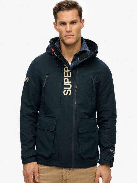 SUPERDRY HOOD ULTIMATE EMB WINDBREAKERNAVY