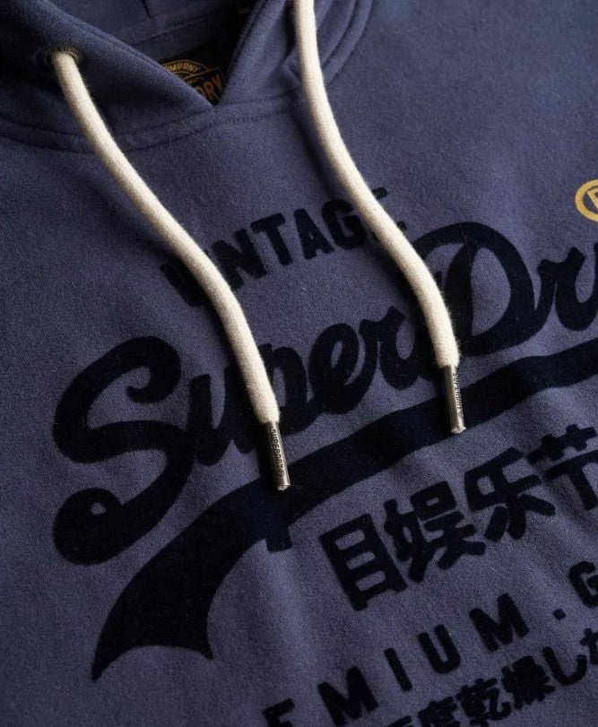 SUPERDRY VL TONAL RELAXED HOOD SDM2014024ALAUREN NAVY