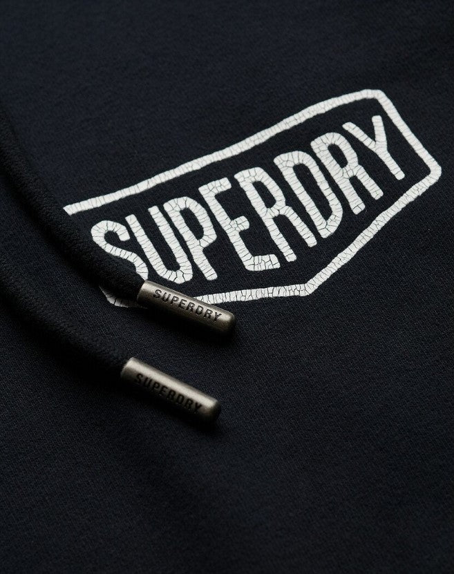 SUPERDRY WORK TAB LOOSE HOOD SDM2014295ABLACK