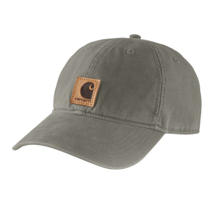 CARHARTT OG ODESSA CANVAS CAPDUSTY OLIVE