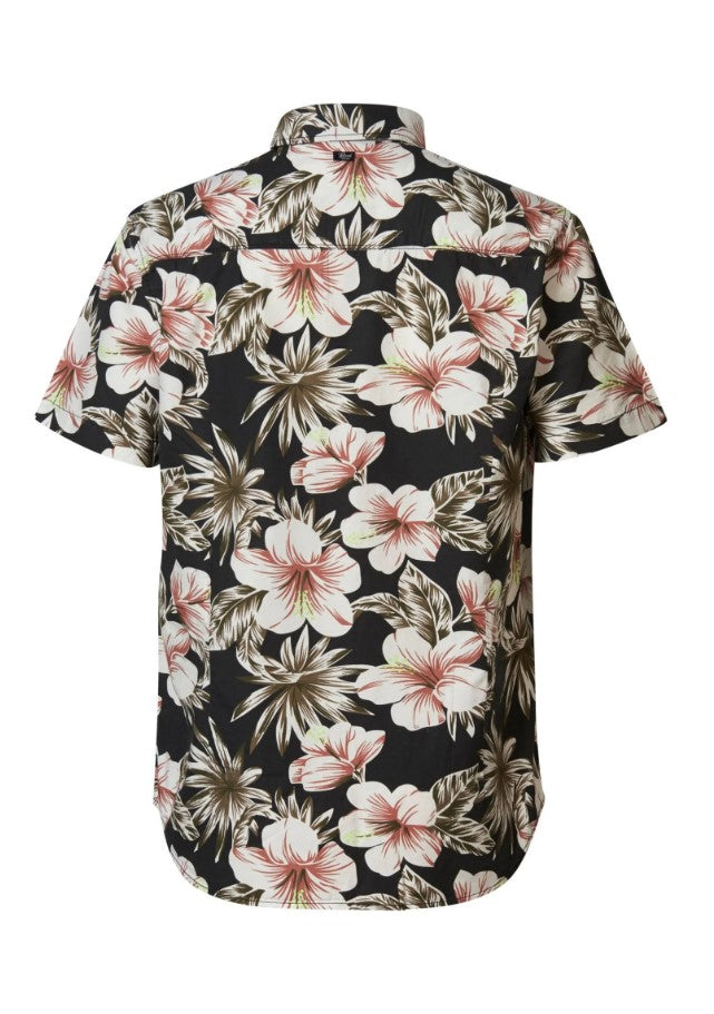 Petrol SHIRT SS ALL OVERFIORI HAWAII 418 ANTHRA 9108