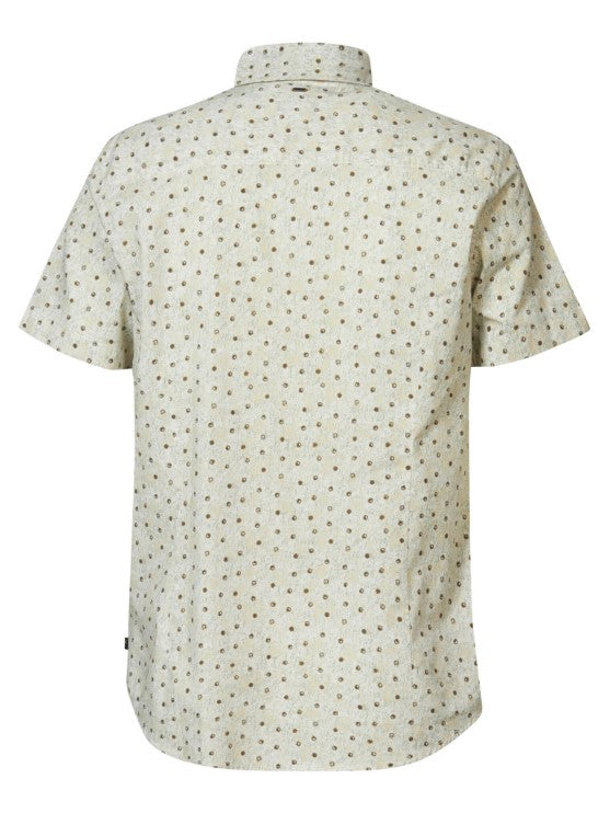 Petrol SHIRT SS ALL OVERWHITE 430-06