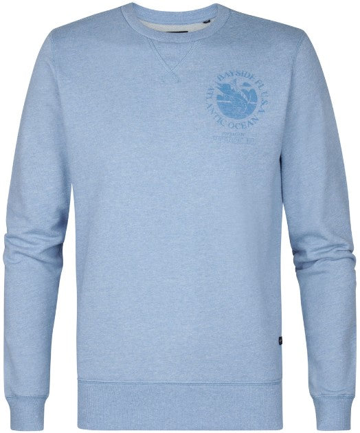 Petrol SWR315 SWEATER ROUND NECKPALE BLUE 5187