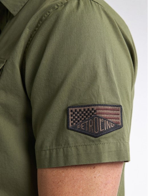 Petrol WORK SHORT SLEEVE SIS411DUSTY ARMY 6134