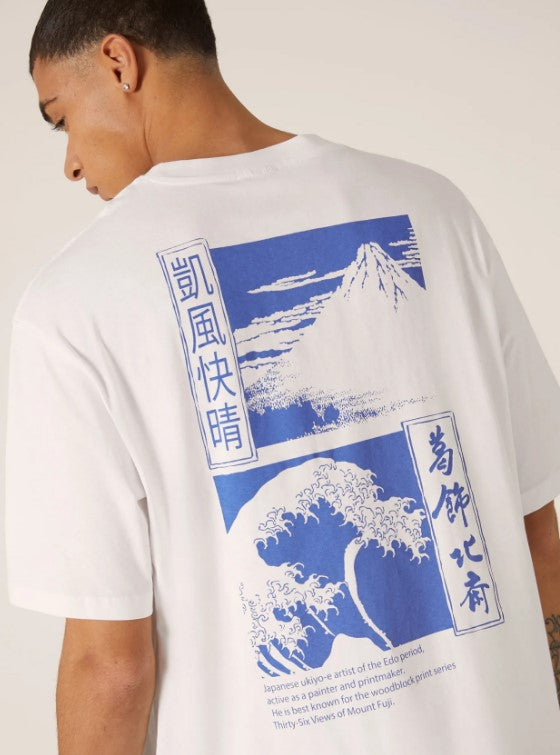 WXXXROSE ARCHIVES SELECTION HOKUSAI BIANCO RETTANGOLIWHITE