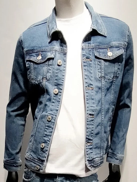 WXXXROSE ARCHIVES SELECTION JEANS GIUBBOTTO BLU DENIM 4109BLUE WASHED DENIM