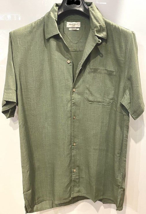 WXXXROSE ARCHIVES SELECTION MISTO LINO MANICA CORTA CAMICIAARMY